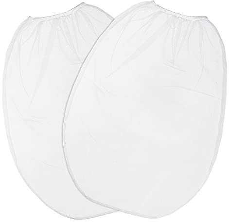 sourcing map 250 Micron Paint Screen Bag Fine Mesh Strainer with Elastic Opening for 2 Gallon Buckets 2Pcs