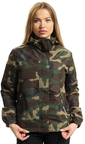 Brandit Women Summer Frontzip Windbrea, Farbe: woodland, Größe: 3XL