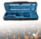 Futchoy 4/4 Geigenkoffer, Softcase Violinenkoffer, Geigenkasten Flanell Innen Koffer Kasten für 4/4 volle Größe Geige, Violine Etui Tasche mit 2 Verstellbarer Gurt Schwarz Blau