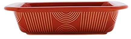 Maxwell & Williams HY0106 Auflaufform eckig – Serie Arc – 21,5 x 21,5 x 6 cm Terracotta – Keramik in Geschenkbox