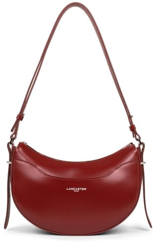 LANCASTER Suave Ace Halbmondtasche für Damen, karminrot, Taille unique