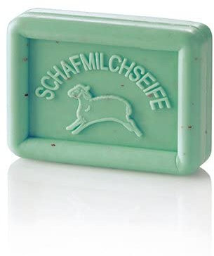 12fadenline OVIS Schafmilchseife 100g - Aloe Vera -Reinigung und Pflege mit Schafmilch in Papierverpackung / zero waste ohne Mikroplastik oder Mineralöl