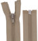 Reißverschlüsse Kunststoff Spiral Reißverschluss 5mm teilbar (35 cm, beige)