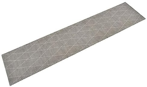 vidaXL Küchenteppich, Küchenläufer rutschfest Waschbar, Teppich Läufer für Küche, Teppichläufer Maschinenwaschbar, Raute 60x300cm Samt