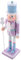 Warmhm Christmas Nutcracker Ornament Wooden Soldier Nutcracker Figure for Christmas Desktop Home Decor Kids (25CM,Purple)