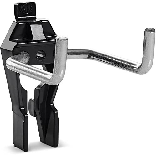 Raaco Hammerhalter Clip 4-40 für Lochwand & Werkzeugwanden, 40 mm Länge, Spezialhalterung für Hämmer, Robuste Werkzeughalter aus Stahl & Polyacetal, Set von 3, Lochwand Zubehör, Lochwand Haken