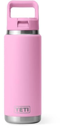 YETI Rambler C - Borraccia termica in acciaio inox con tappo per cannuccia, 769 ml, colore: rosa