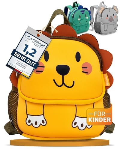REISERACKER Kindergartenrucksack ab 1 Jahr als Kinderrucksack Mädchen & Jungen - Kindergartenrucksack für Kita & Kindergarten - Jungen & Mädchen Rucksack Kinder