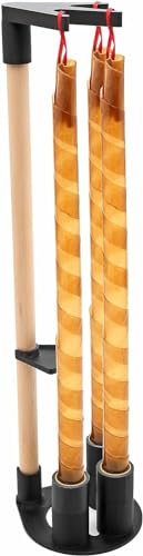 Fliegenfänger Klebestreifen Halter - Mobile Halterung für Fliegen Klebestreifen - Fliegenstreifen Halter für alle gängigen Fliegenkleberstreifen - BrummHilde + Fliegenklatsche