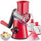 GDL Ice Crusher, Slushy Maker Maschine mit 3 Trommelmessern, Eiscrusher Manuell mit Kurbel Spülmaschinenfest und Schnellschnitt