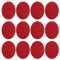 PATIKIL Parches Termoadhesivos Kit de 12 Parches de Terciopelo para Coderas y Rodilleras Reparación y Decoración de Ropa Pantalones Camisas Chaquetas Rojo