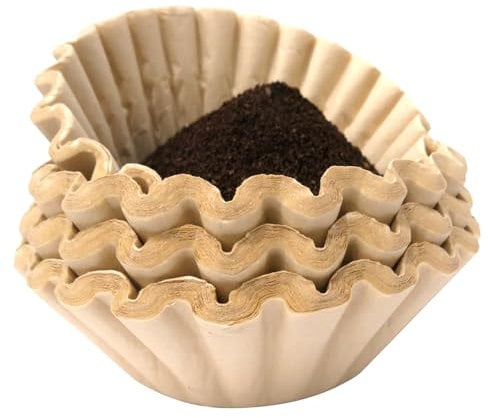 8-12 Cup Basket Coffee Filter Natural Brown Unbleached Paper 200 Count