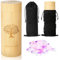 HOOMTREE Scattering Tubes for Human Ashes Made of Bamboo,Large Scattering Urns for Human Ashes Adult with Tree of Life Pattern,Biodegradable Cremation Urn for Women Male Pet,3.5 * 9 Inches,1 Piece