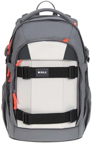 LÄSSIG Bold Origin School Backpack Anthracite/Grey