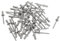 A ABSOPRO Countersunk Head Closed Sealing Rivets 6.4mm Grip Diameter 12mm Grip Length 13mm Flange Diameter Stainless Steel Silver Tone 50 Pcs