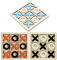 VNHATY 3 Piece Wooden Board Game Adult Board Tic Tac Toe Snakes and Ladders XO Chess Classic Board Games Kids Wooden Family Board Game Set