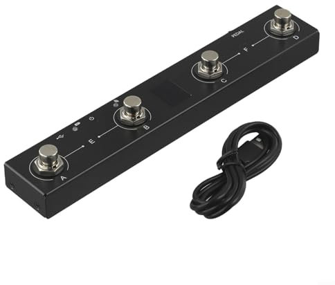 ZiStarlilife per MIDI Interruttore a pedale Controller Tastiere Multi-Effetti Sintetizzatore USB-MIDI software musicale Bias Compatibile per CubeSuite per Turner App Control