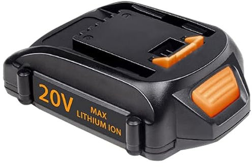 ZahoTse 20 V Ersatzakku für Worx, kabellose Elektrowerkzeuge, Akku für Worx, WA3525, WG545, WG155, WG255, WG251, WG151, WG151.5, WG155, WG155.5, Lithium-Ionen (2000 mAh, 1 Stück)