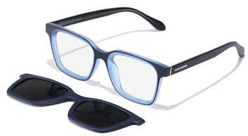 HAWKERS Brille mit Sehstärke für Herren und Damen optional mit Sonnenbrillentönung oder Blaulichtfilter, Quadratisch, gefertigt aus TR90 (inklusive Brillenetui)