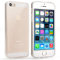 TheTransporter Transparent Clear Silicone Ultra Slim Gel Case & Free LCD Screen Protector (iPhone 5s 5SE, Clear)