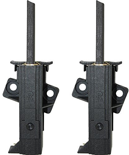 Kohlebürste Kohle Aufschrift R mit Halter 57mm passend für Waschmaschine AEG Lavamat Electrolux Bosch Siemens Husqvarna Bauknecht Whirlpool Quelle Privileg 01006869 FHP Motor