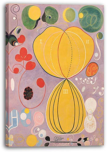 Printed Paintings Leinwand (40x60cm): Hilma af Klint - The Ten Largest, No 7, Adulthood (1907)