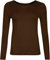 Kids Plain Basic Top Long Sleeve Girls Boys Uniform T-Shirt Tops 2-13 Years (9-10 Years, Brown)