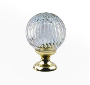 Boule de rampe cristal Ouragan