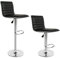 tectake 800178 Barhocker, Tresenhocker, stufenlos höhenverstellbar - Diverse Modelle - (2X Johannes | Nr. 401561)