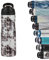 Contigo Trinkflasche Autospout Chill Couture mit Strohhalm, Edelstahl Wasserflasche, 100% auslaufsicher, Isolierflasche für Sport, Fahrrad, Wandern, 590 ml, Snake Skin