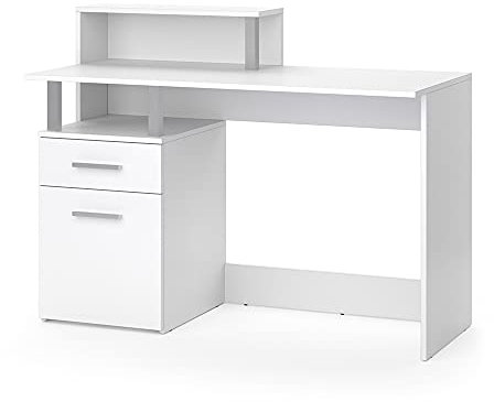 Vicco Schreibtisch, Weiß, 119.7 x 66 cm