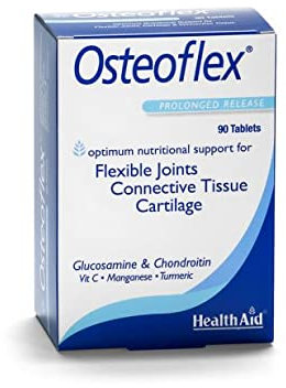Osteoflex Integratore per Articolazioni e Cartilagine - A base di Glucosamina e Condroitina, 90 Compresse, HealthAid