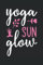 Yoga Sun Glow: Dot Grid Journal or Notebook (6x9 inches) with 120 Pages