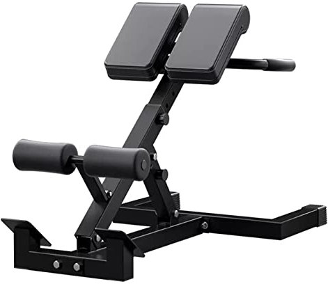 ZJKXJH Römischer Stuhl Roman Chair Hyperextension Bench Faltbar, 5 Stufen Einstellbare Rückenverlängerung Fitnessgeräte, Schwarzer Ab Stuhl Für Home Gym Ganzkörper-Workout