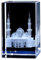 Weyot 3D-Kristall im Inneren geschnitzt Taj Mahal Crystal Home Crystal Ornament Religiöse Tourismus-Souvenirs