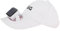 Baoblaze Sun Visor Hats with Fan, Solar or USB Charging Fan Visor Hat, Adjustable Sun Hat Built in Fans for Running/Outdoor/Hiking,Logo A,White
