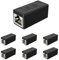 6 Pezzi Accoppiatori di Rete RJ45: Connettori Ethernet Femmina-Femmina per Prolunghe Cavo, Compatibili Cat7/Cat6/Cat5e/Cat5, Schermati