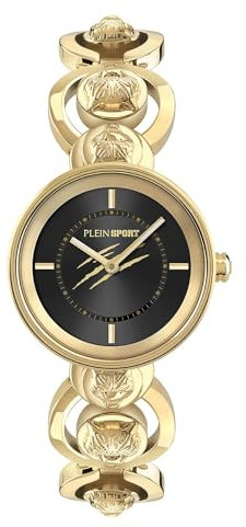 Plein Sport Damen Uhr Analog Quarz Supernova PSLEA0524 Edelstahl
