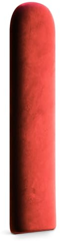 Muralo Wandkissen Gepolstert, Magic Velvet, Wandpolster - 20x60 cm, Rot