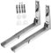Amosfun 1 Set Microwave Wall Mount Retractable Bracket Universal Microwave Mount Microwave Holder Shelf Microwave Wall Brackets Rice Cooker -Mounted Microwave Holder Stainless Steel