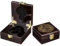 SIBOSUN Taschenuhr-Box mit Holzmuster, Uhren-Vitrine, Drachen-Phonix-Muster, Uhrenbox Organizer für Taschenuhr