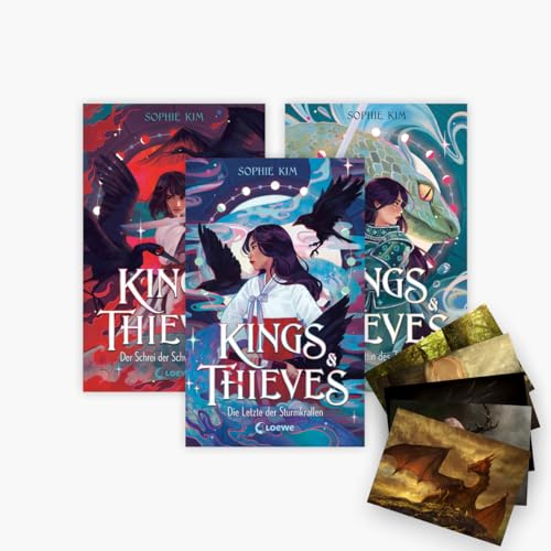 Die Kings and Thieves-Reihe Band 1-3 plus 1 exklusives Postkartenset