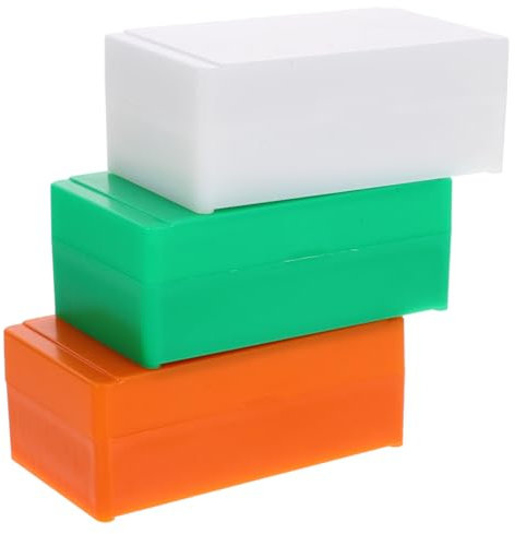 OUNONA 3 Stücke Mikroskop Objektträger Box Lagerung Organizer Mikroskop Zubehör Schlitz Kanäle Für Labor Verwenden