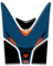 Resin Bike Autocollant Moto Compatibles avec KTM Duke 125 2024. Protection Grip de Réservoir Moto Contre Les Chocs et Les Éraflures. Autocollant 3D Résinés Made in Italy