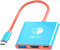 JUEJUEZI Switch Dock for Nintendo Switch/OLED, 3IN1 USB C to HDMI Adapter Cable for Nintendo Switch Dock, Portable Switch Docking Station for Nintendo Switch and Switch OLED, 4K @60Hz