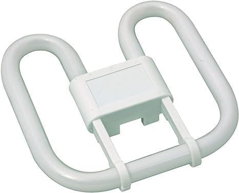 SJ essentials Lámpara CFL cuadrada de 4 pines de 38 W 2D – GR10Q foco de ahorro de energía, blanco cálido 2700 lúmenes, temperatura de color de 3500 K, voltaje de 240 V, luz CFL cuadrada de larga