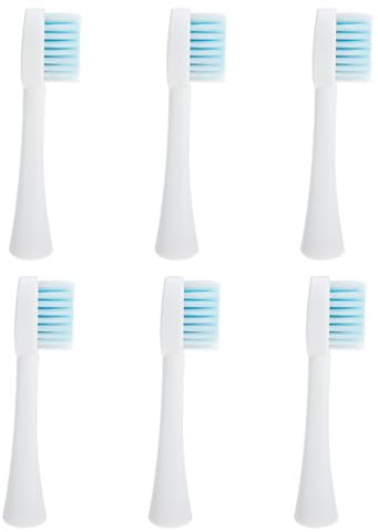 Healeved 6 Cabezales De Repuesto Recambio Cepillo Electrico Recambios Cepillos Oral Para Batería De Eléctrico De Suave Cabezales De Eléctrico