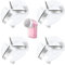 KEQAR 4 Pcs Tête de Rechange pour Rasoir Anti-Bouloche Philips (GC026), Éliminateur de Peluches pour Vêtements, Convient à Tous les Textiles