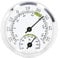 Analoges Mini-Thermometer Hygrometer, Kompaktes Feuchtigkeitsmessgerät für Humidor/Gitarrenkasten/Gewächshaus, -30°C~50°C Bereich, Aluminiumgehäuse, Klare Anzeige