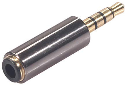 KBOLAE OMTP auf CTIA Universal-Kopfhörer-Mikrofon-Konverter-Adapter aus Legierung